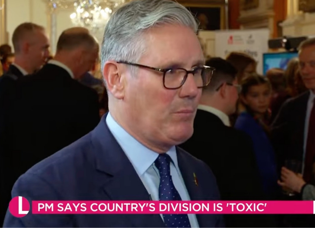 Starmer said divisive hard-right politics is tearing our country apart