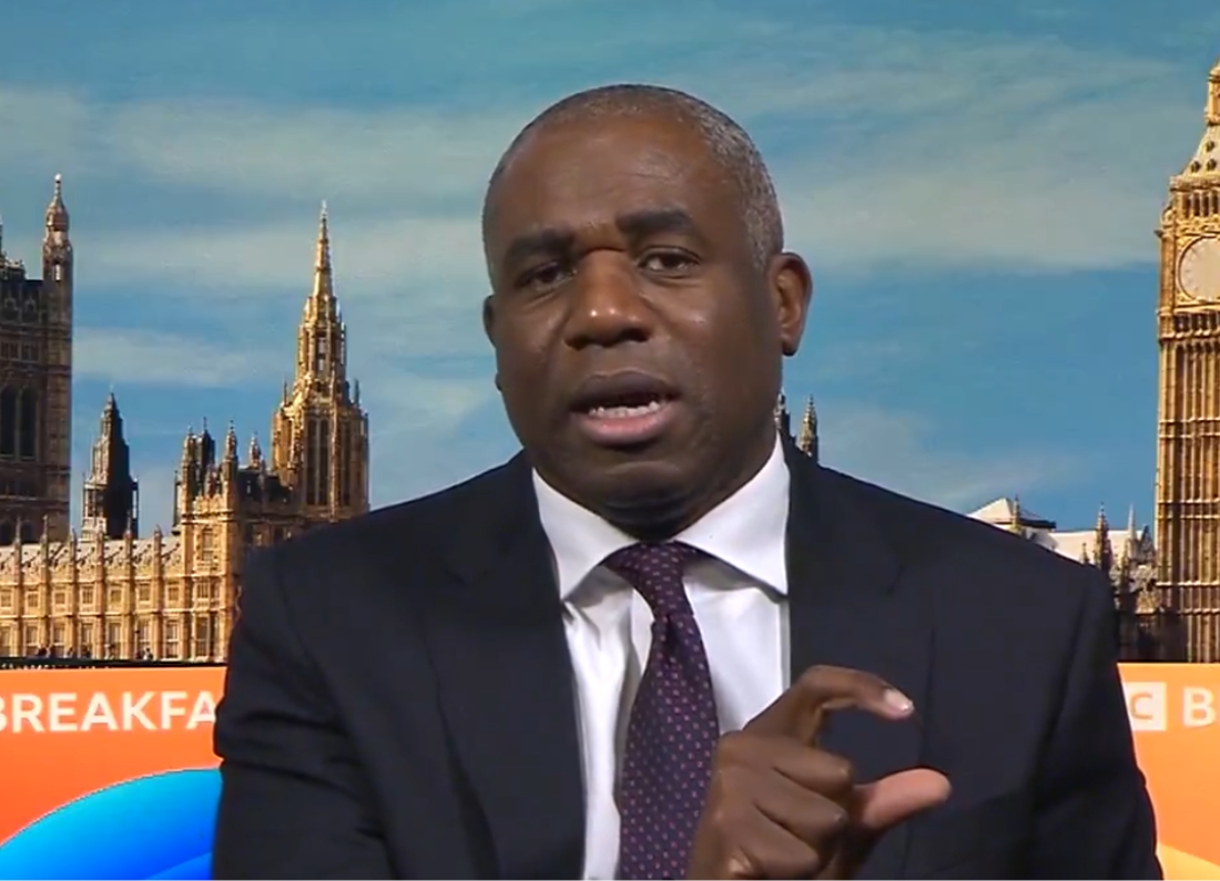 David Lammy on BBC Breakfast.