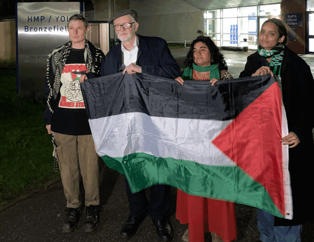 Jeremy Corbyn at HMP Bronzefield