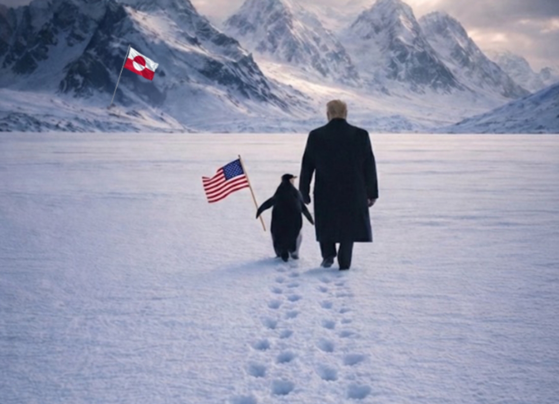 Donald Trump’s controversial penguin meme