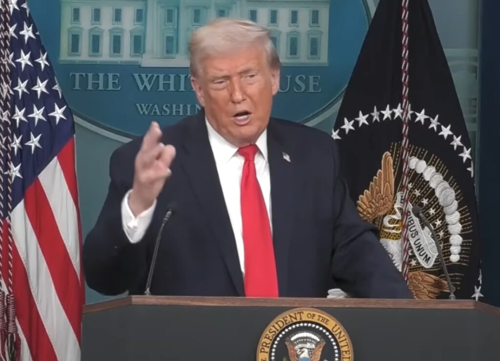 US President Donald Trump