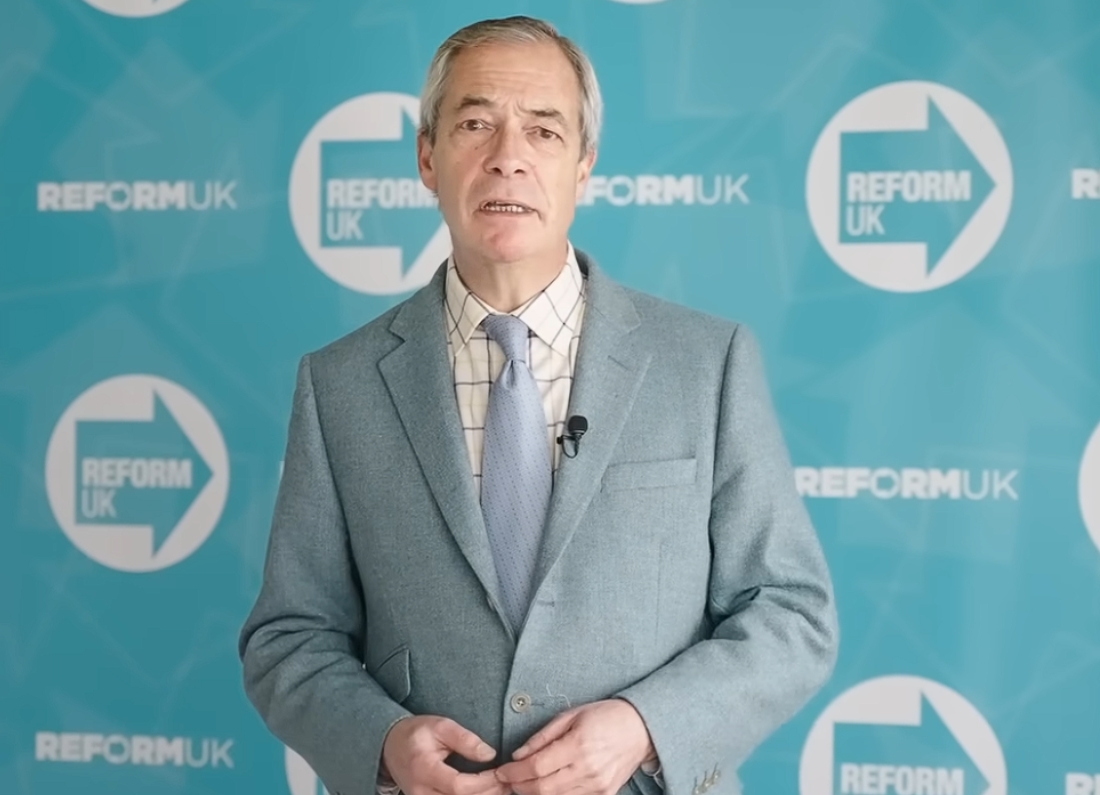Reform UK leader Nigel Farage