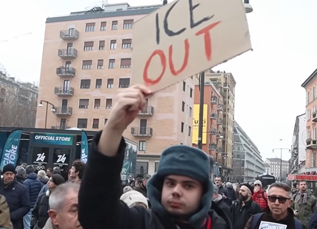 Minnesota to Milan: Italians Protest ICE Presence at Winter Olympic Games