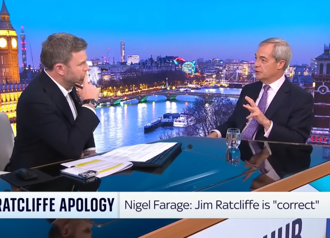 Nigel Farage backs Jim Ratcliffe's claims Britain is colonised by immigrants