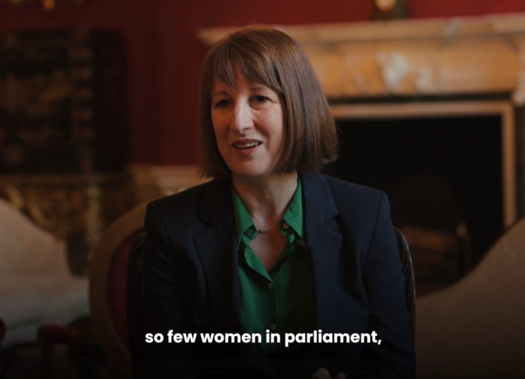 CHANCELLOR RACHEL REEVES: There's nothing that women can't do. [YouTube]