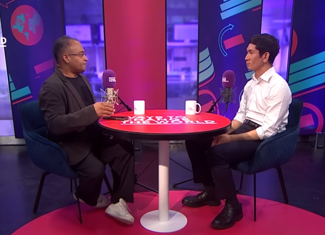 Channel 4 presenter Krishnan Guru-Murthy interviews former Big Tech communications executive Dex Hunter-Torricke about artificial intelligence.
