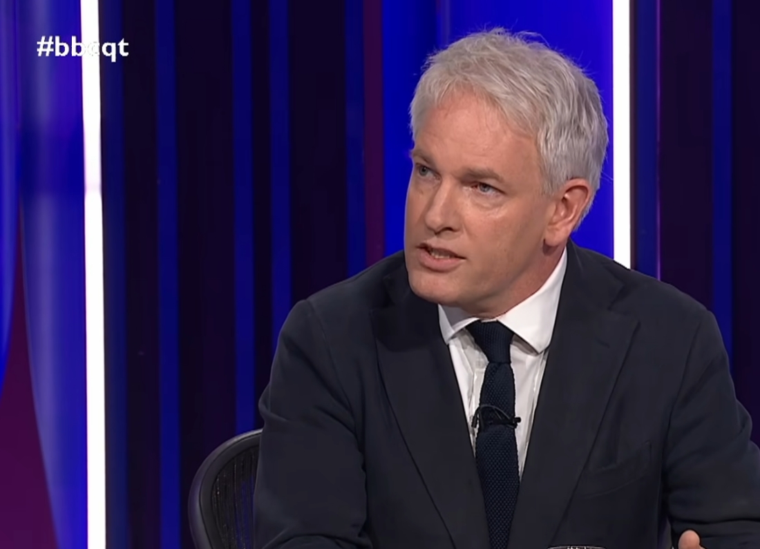 Danny Kruger speaking on BBC Question Time about donations to Reform UK