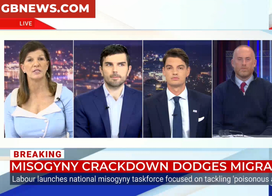 Ben Leo reacting on GB News after a contributor called for every asylum seeker to be castrated