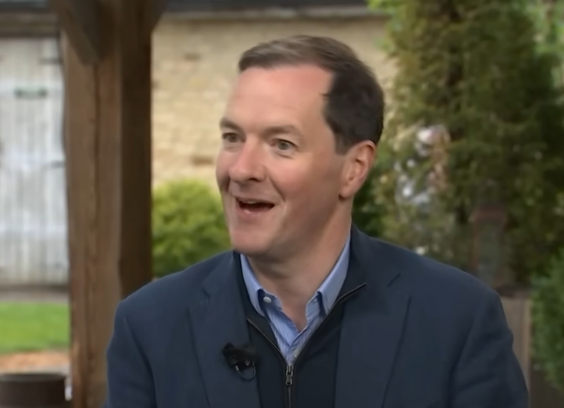 George Osborne speaking at an artificial intelligence conference