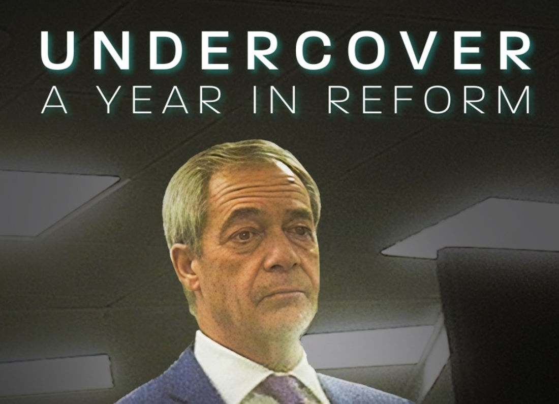 Nigel Farage and Reform UK branding as ITV releases its year-long undercover investigation into the party.
