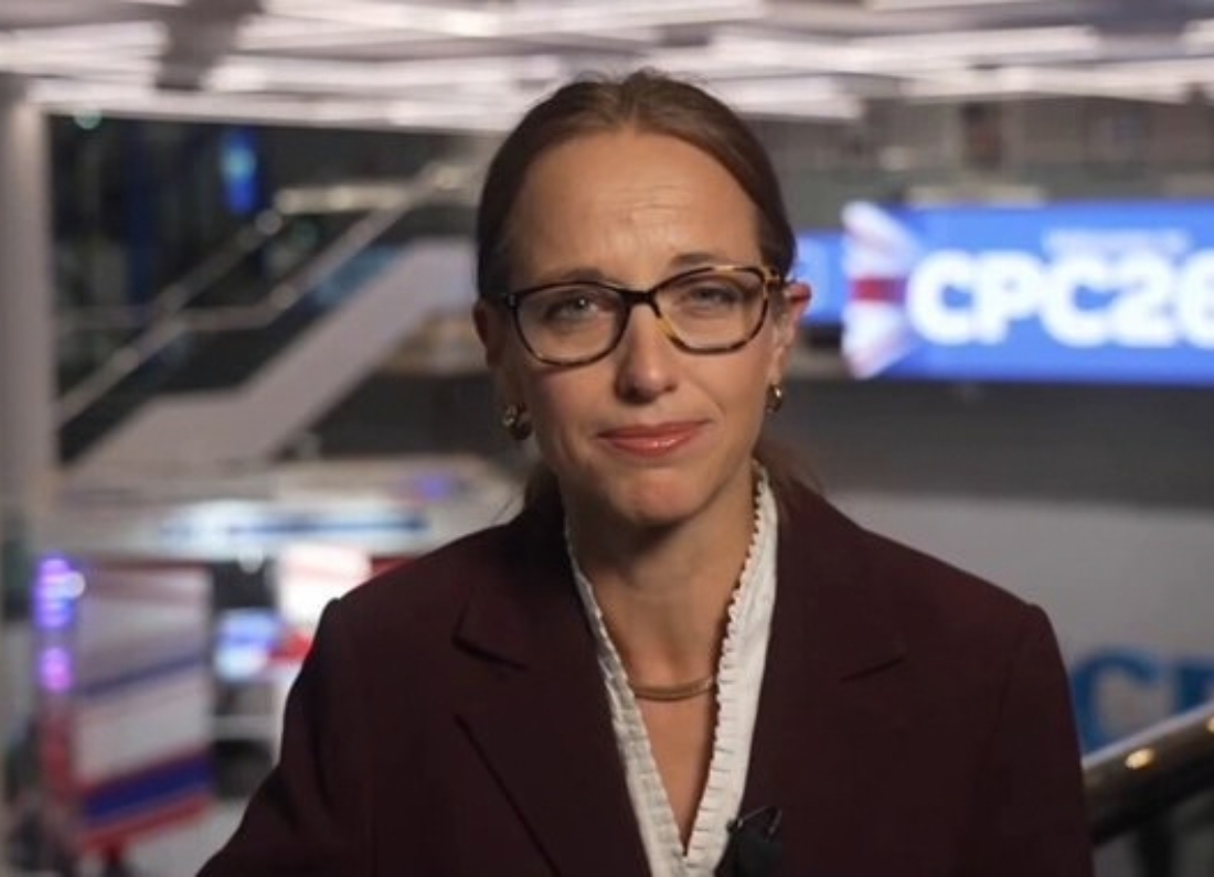 Krishnan Guru-Murthy interviewing Conservative shadow minister Helen Whately on Channel 4 News.